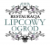 kwiatowy ornament dookoła zielonego napisu Restauracja Lipcowy Ogród