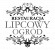 kwiatowy ornament dookoła zielonego napisu Restauracja Lipcowy Ogród