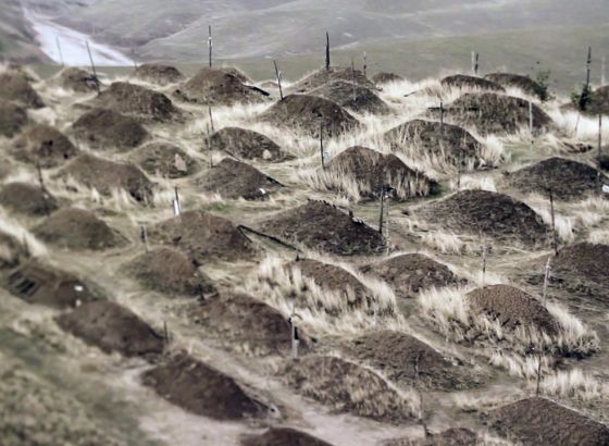 Fotografia wykonana na terenie byłych republik Związku Radzieckiego przez grupę Sputnik Photos. Przedstawia pejzarz